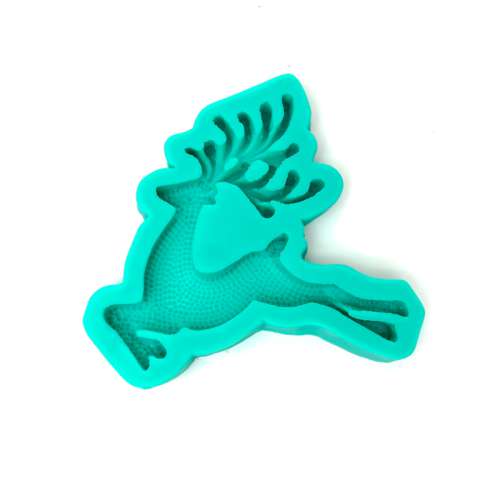 Prancing Reindeer Silicone Mould - Click Image to Close